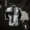 Maillot de foot concept Japon – Édition Manga Noir & Blanc | Football Jersey Concept Japon – Édition Manga Black & White