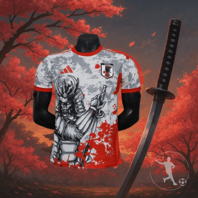 Maillot Concept Japon Samouraï – Édition Guerrier Maillot de Foot Japon concept Samourai | Football Jersey Japon Concept Samourai