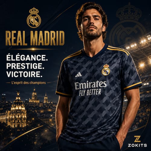 Maillot de Foot Extérieur Real Madrid 2024-25 « Royale » | Football Jersey Away Real Madrid 2024-25 « Royale »