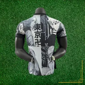 Maillot de foot concept Japon – Édition Manga Noir & Blanc | Football Jersey Concept Japon – Édition Manga Black & White