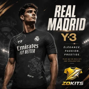 Maillot de foot du Real de Madrid Y3 noir avec roses Maillot de foot du Real de Madrid Y3 noir avec roses | Football Jersey Du Real De Madrid Y3 Black Avec Pinks