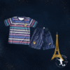 Maillot et short de Foot de l'équipe de France Maillot et short de Foot Équipe de France 2024 « Bleu Infini » | Jersey Et Shgoldts De Foot France National Team 2024 « Blue Infini »