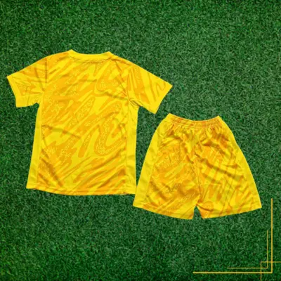 Maillot et short de Foot de l'équipe de France promotion Maillot et short de foot Équipe de France Gardien 2024 | Jersey Et Shgoldts De Foot France National Team Goalkeeper 2024