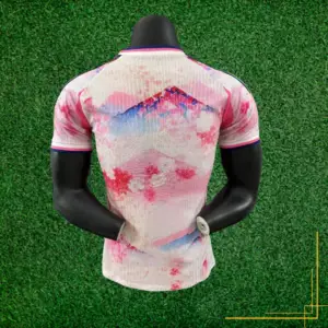 Maillot de foot Japon Rose – Design Sakura & Mont Fuji | Football Jersey Japon Pink – Design Sakura & Mont Fuji