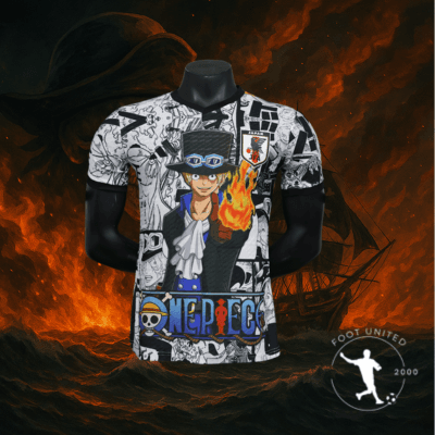 Maillot One Piece – Édition Ace Flamme Pirate Maillot One Piece – Édition Ace Flamme Pirate | Jersey One Piece – Édition Ace Flamme Pirate