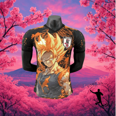 Maillot Japon Dragon Ball Goku – Édition Super Saiyan  | Jersey Japon Dragon Ball Goku – Édition Super Saiyan 