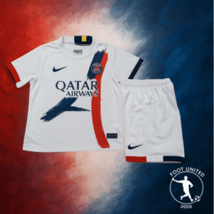 Découvrez le maillot et short de foot du PSG 2024:25 pour enfants, la tenue parfaite pour les jeunes fans ! Disponible de la taille 2 ans à 14 ans Maillot et short de foot PSG Enfant 2024-25 – Jeune Étoile | Jersey Et Shgoldts De Foot Psg Kids 2024-25 – Jeune Étoile