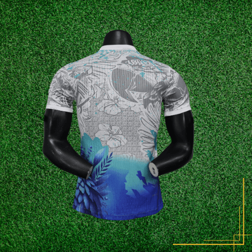 Maillot de foot concept Brésil – Jungle Tropicale & Ara Bleu Maillot de foot concept Brésil – Jungle Tropicale & Ara Bleu | Football Jersey Concept Brésil – Jungle Tropicale & Ara Blue