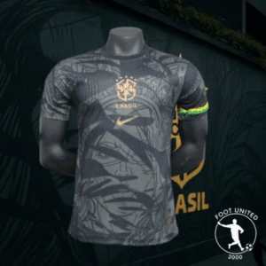 Maillot Concept Brésil 2024:2025 Noir et Or – Design Street Art Exclusif Maillot de foot Brésil 2024/2025 Noir et Or – Design Street Art Exclusif | Football Jersey Brésil 2024/2025 Black Et Gold – Design Street Art Exclusif