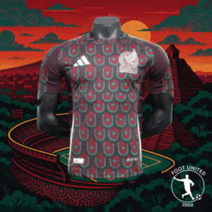 Maillot concept Mexique Aztec 2024 – Design inspiré de la culture aztèque Maillot de foot concept Mexique Aztec 2024 – Culture aztèque | Football Jersey Concept Mexique Aztec 2024 – Culture Aztèque