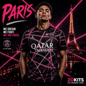 Maillot concept PSG Galaxy 2024 – Noir & Rose futuriste Maillot de foot concept PSG Galaxy 2024 – Noir & Rose | Football Jersey Concept Psg Galaxy 2024 – Black & Pink