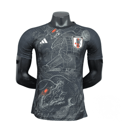 Maillot de foot du Japon Away 2024/25 – Noir Édition Samouraï | Football Jersey Du Japon Away 2024/25 – Black Édition Samouraï