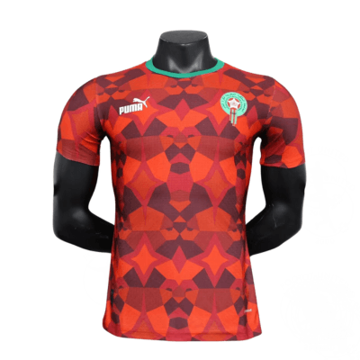 Maillot de foot Gardien Maroc Third 2023/24 – Puma Rouge Zellige | Football Jersey Goalkeeper Maroc Third 2023/24 – Puma Red Zellige