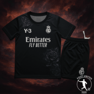 Maillot concept Real Madrid x Y-3 2024 – Noir élégant Maillot et short de foot Real Madrid Y-3 2024 – Noir | Jersey Et Shgoldts De Foot Real Madrid Y-3 2024 – Black