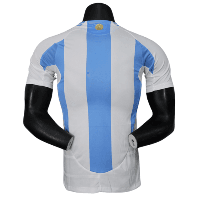 Maillot de foot Argentine domicile – Édition Or 3 Étoiles | Football Jersey Silverine Home – Édition Gold 3 Étoiles