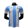 Maillot de foot Argentine domicile – Édition Or 3 Étoiles | Football Jersey Silverine Home – Édition Gold 3 Étoiles