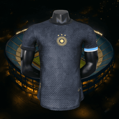 Maillot Concept Argentine – Édition Black Gold Capitano Maillot de foot concept Argentine – Édition Black | Football Jersey Concept Silverine – Édition Black