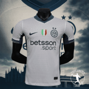Maillot concept Inter Milan extérieur 2024 – Blanc & Bleu Marine Maillot de foot Inter Milan extérieur 2024 – Blanc & Bleu | Football Jersey Inter Milan Away 2024 – White &Amp; Blue