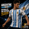 Maillot de foot Argentine domicile – Édition Or 3 Étoiles | Football Jersey Silverine Home – Édition Gold 3 Étoiles
