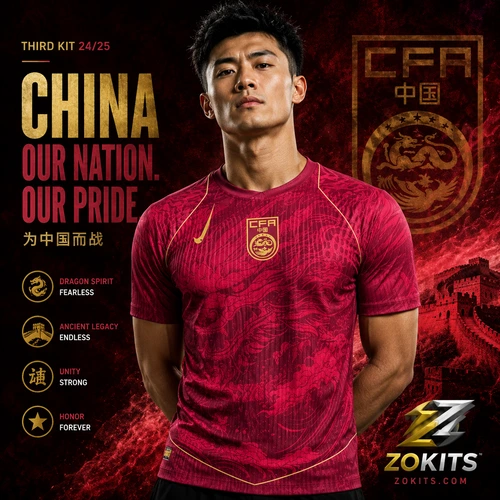 Maillot de foot concept Chine 2025 – Dragon Rouge et Bird’s Nest Maillot de foot concept Chine 2025 – Dragon Rouge et Bird’s Nest | Football Jersey Concept Chine 2025 – Dragon Red Et Bird’s Nest