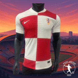 Maillot de foot concept Croatie 2025 – Carreaux Blanc & Rouge Maillot de foot concept Croatie 2025 – Carreaux Blanc & Rouge | Football Jersey Concept Croatie 2025 – Carreaux White & Red