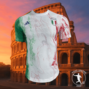Maillot de foot concept Italie 2025 – Tricolore Marbré Blanc, Vert & Rouge Maillot de foot concept Italie 2025 – Tricolore Marbré Blanc, Vert & Rouge | Football Jersey Concept Italie 2025 – Tricolgolde Marbré White, Green & Red