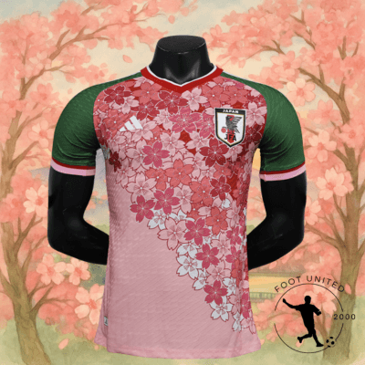 Maillot de foot Japon 2025 « Sakura » – Édition Fleurs de Cerisier | Football Jersey Japon 2025 « Sakura » – Édition Fleurs De Cerisier