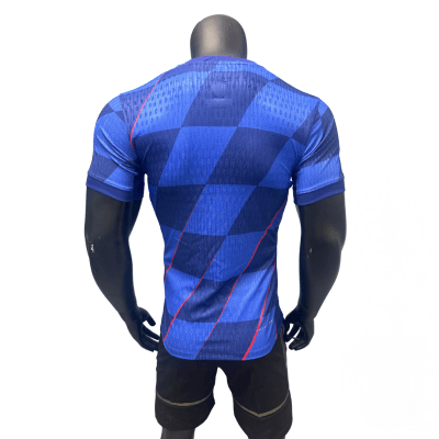 Maillot de foot de l&rsquo;équipe de Croatie – Damier Bleu à Diagonales Rouges | Football Jersey De L&Rsquo;Équipe De Croatie – Damier Blue À Diagonales Reds