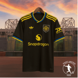 Maillot Extérieur Manchester United 2024-25 – Noir & Jaune Éclatant Maillot de foot Extérieur Manchester United 2024-25 – Noir & Jaune | Football Jersey Away Manchester United 2024-25 – Black &Amp; Yellow