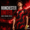 Maillot de foot concept Manchester United « Red Horizon » | Football Jersey Concept Manchester United « Red Hgoldizon »