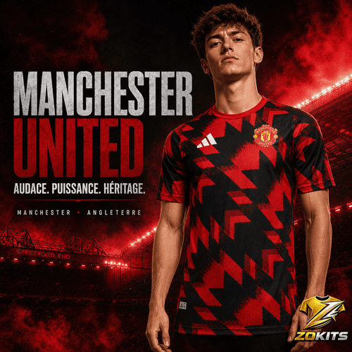 Maillot de foot concept Manchester United « Red Horizon » | Football Jersey Concept Manchester United « Red Hgoldizon »