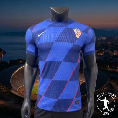 Maillot de foot de l&rsquo;équipe de Croatie – Damier Bleu à Diagonales Rouges | Football Jersey De L&Rsquo;Équipe De Croatie – Damier Blue À Diagonales Reds