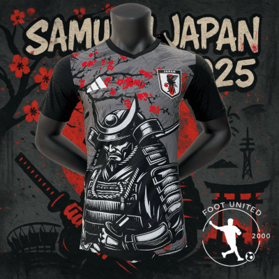 Maillot de foot  Samurai Japon 2025 : L’ âme Guerrière du Japon | Football Jersey  Samurai Japon 2025 : L’ Âme Guerrière Du Japon