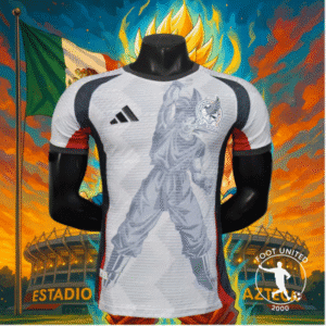 Maillot de foot Mexico 2025 – Fusion Dragon Ball & El Tri | Football Jersey Mexico 2025 – Fusion Dragon Ball & El Tri