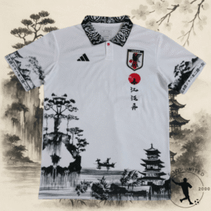 Maillot de foot Sumi-e “Rivière du Japon” – Édition Artistique | Football Jersey Sumi-E “Rivière Du Japon” – Édition Artistique