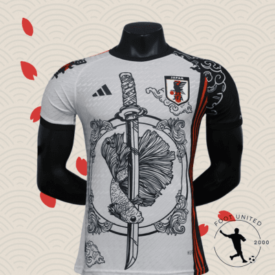 Maillot de foot Japon « Koi & Katana »  – Design Art Japonais | Football Jersey Japon « Koi & Katana »  – Design Art Japonais