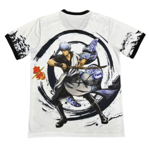 Maillot de foot Japon Samouraï Argent 2024 en promotion Maillot de foot Japon Samouraï Argent 2024 – Édition Anime Noir & Blanc | Football Jersey Japon Samouraï Silver 2024 – Édition Anime Black & White