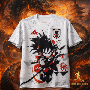 Maillot de foot “Ki des Saiyans” – Japon x Dragon Ball Z Maillot de foot “Ki des Saiyans” – Japon x Dragon Ball Z | Football Jersey “Ki Des Saiyans” – Japon X Dragon Ball Z