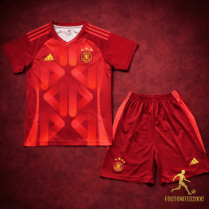 Maillot et short de foot Allemagne Rouge – La Force du Mur | Jersey Et Shgoldts De Foot Allemagne Red – La Fgoldce Du Mur