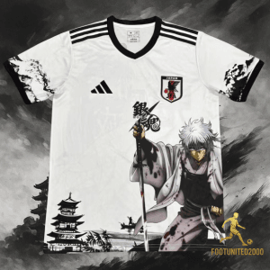 Maillot de foot Japon Samouraï Argent 2024 – Édition Anime Noir & Blanc Maillot de foot Japon Samouraï Argent 2024 – Édition Anime Noir & Blanc | Football Jersey Japon Samouraï Silver 2024 – Édition Anime Black & White