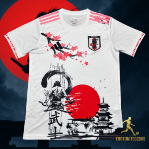 Maillot de foot Japon Samouraï Blanc – Soleil Levant Maillot de foot Japon Samouraï Blanc – Soleil Levant | Football Jersey Japon Samouraï White – Soleil Levant