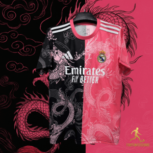 Maillot de foot Real Madrid dragon rose et noir bicolore – pour supporters légendaires Maillot de foot Real Madrid dragon rose et noir bicolore – pour supporters légendaires | Football Jersey Real Madrid Dragon Pink Et Black Bicolgolde – Pour Suppgoldters Légendaires