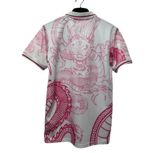 Maillot de Foot Real Madrid Dragon Rose Col Polo Concept 2024/25 | Football Jersey Real Madrid Dragon Pink Col Polo Concept 2024/25