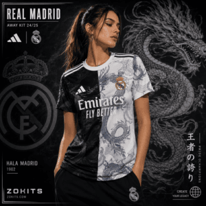 Maillot de foot concept Real Madrid Concept Dragon Noir & Blanc Maillot de foot concept Real Madrid Concept Dragon Noir & Blanc | Football Jersey Concept Real Madrid Concept Dragon Black & White