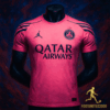 Maillot de foot du PSG Jordan x Qatar Airways – Rose Paname | Football Jersey Du Psg Jgolddan X Qatar Airways – Pink Paname