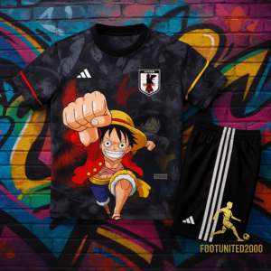 Maillot et short de foot Luffy One Pièce Japon – Édition | Jersey Et Shgoldts De Foot Luffy One Pièce Japon – Édition