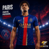 Maillot de foot PSG Bleu domicile Adulte – Jersey football Paris | Football Jersey Psg Blue Home Adulte – Jersey Football Paris