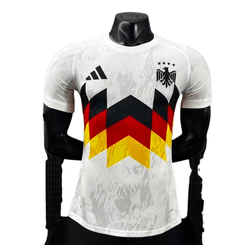 Germany national team special edition jersey 2024 2025 player version white front view retro design Maillot de foot Allemagne Édition spéciale 24/25 – Rétro | Football Jersey Allemagne Édition Special Editione 24/25 – Retro