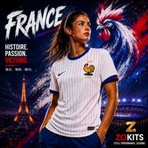 Maillot de foot Équipe de France · Euro 2024 Blanc Pinstripe Maillot de foot Équipe de France · Euro 2024 Blanc Pinstripe | Football Jersey France National Team · Euro 2024 White Pinstripe