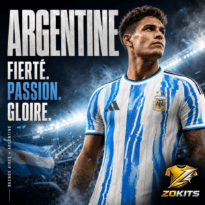 Maillot de foot Argentine 2024/25 – Champion du Monde | Football Jersey Silverine 2024/25 – Champion Du Monde